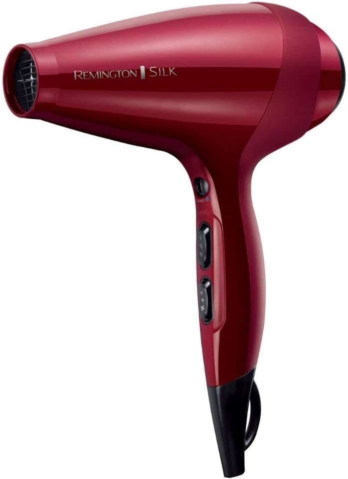 Remington - Sèche-cheveux Silk - 2400W, ionique, céramique protéinée, turbo, moteur AC - AC9096
