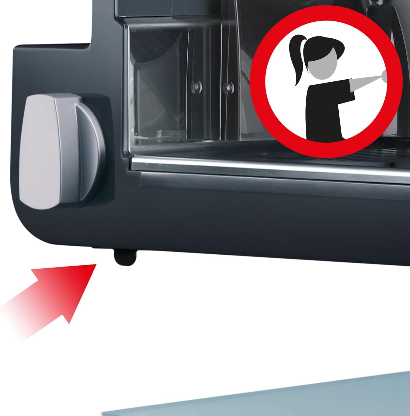 Graef - Master M90 - tout métal, coupe 0-20 mm, trancheuse universelle