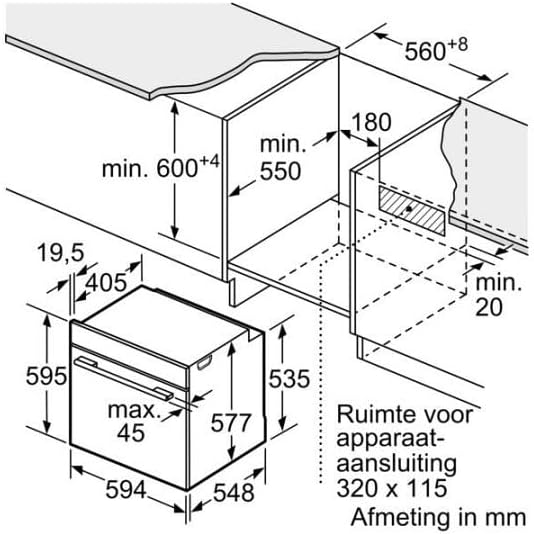 Siemens - four encastrable iQ700 - 60x60 cm - auto-nettoyage, Air Fry, écran tactile, HB734G1B1