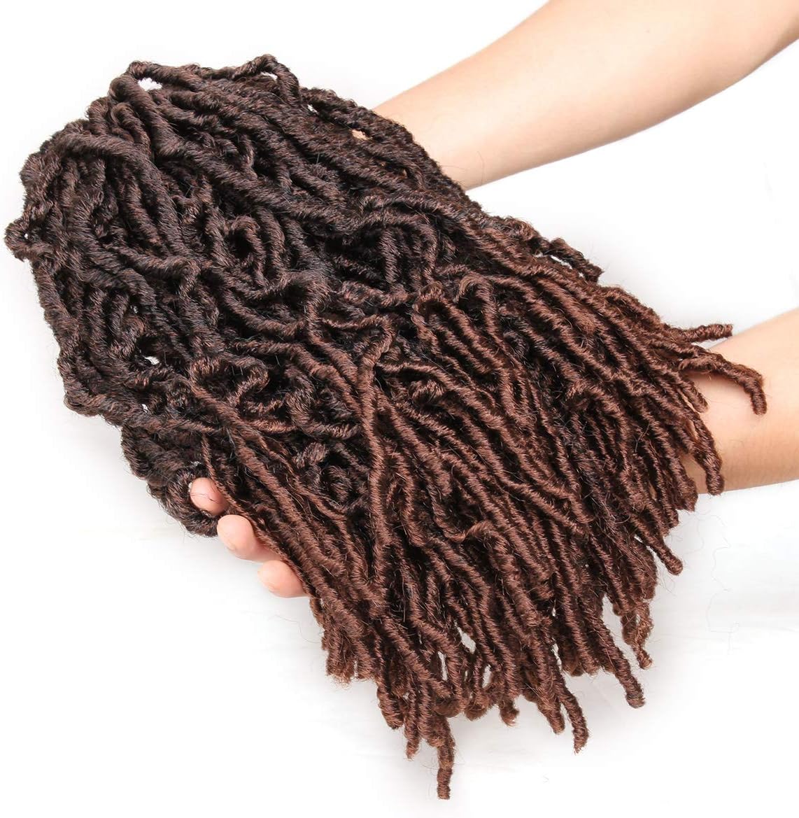 Xtrend - crochet nulle locs 6 packs 12” - ombré court, 12strands/pack 1B/30#