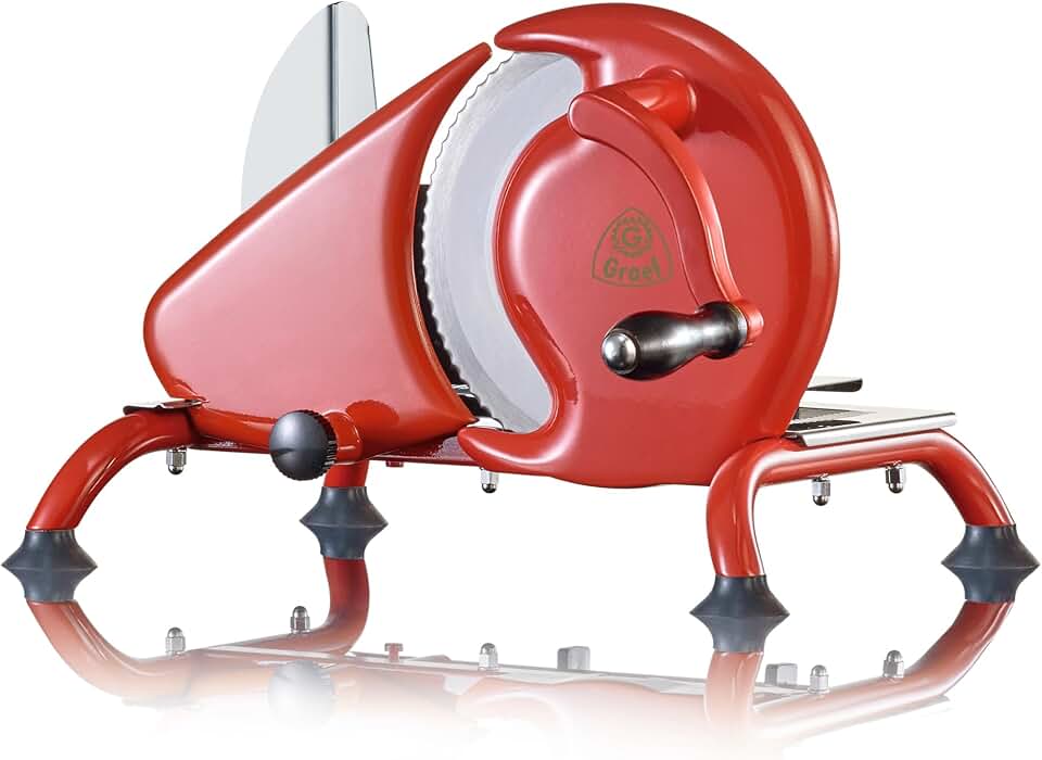 Graef - trancheuse manuelle série H93 - compacte - lame inox, rouge