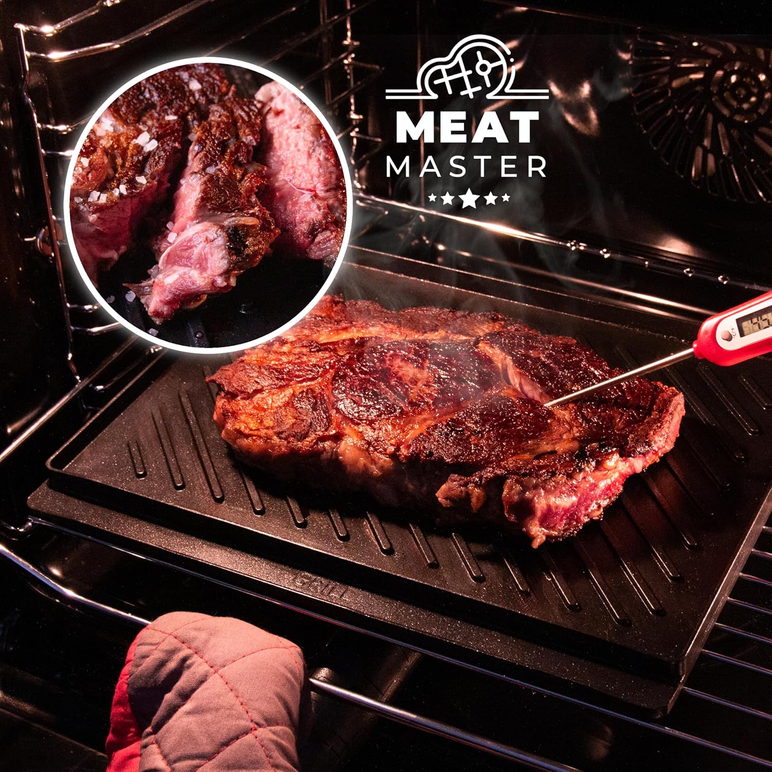 Cecotec - Bolero Hexa SM406000 - 60cm - four encastrable 72L, 12 fonctions, Steak et Pizza Master, Steam, A+ - SM406000