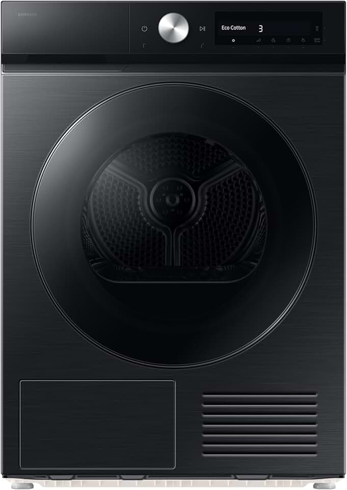 Sèche-linge frontal 9kg, inverter, WiFi, noir ASCIUG.C/FRONT