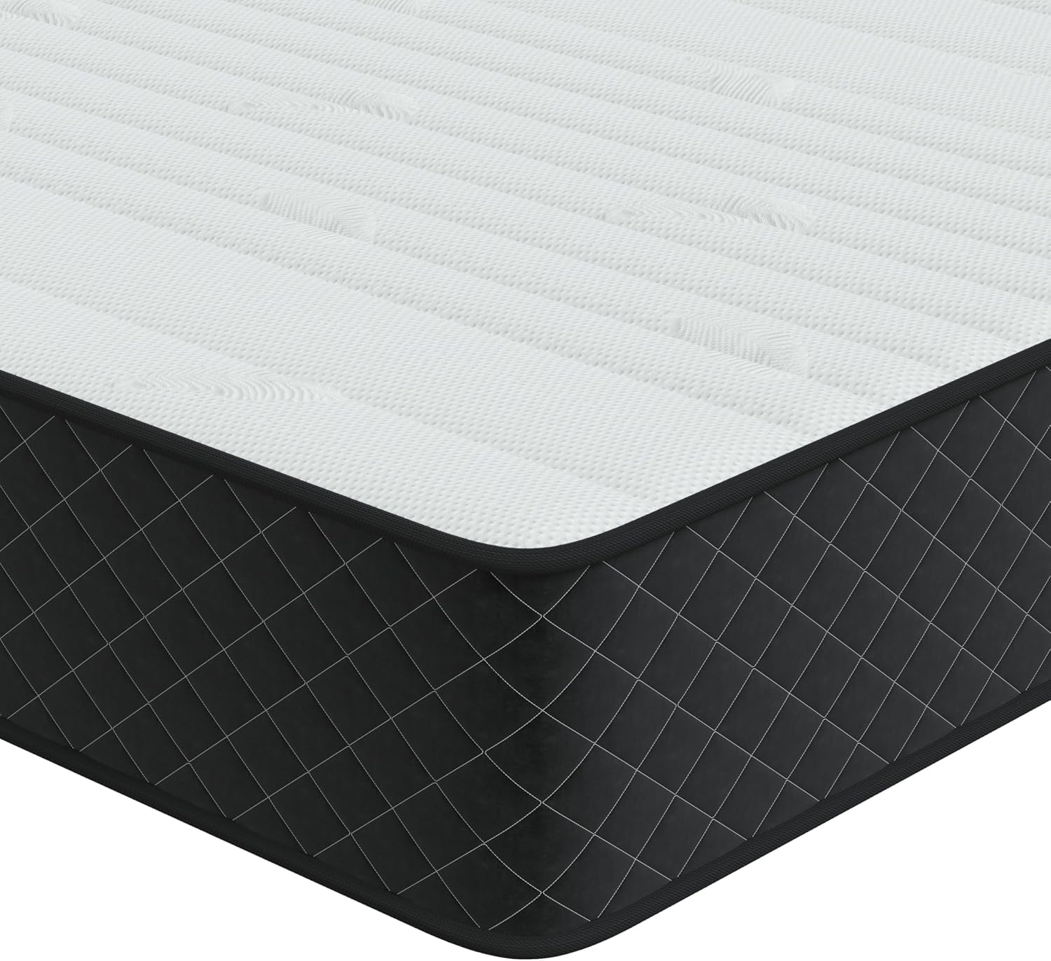 PurrJoys - Matelas Hybride série 7 zones - 90x200 cm - Ressorts ensachés, haute respirabilité, Oeko-TEX, 25 cm, H3/H4