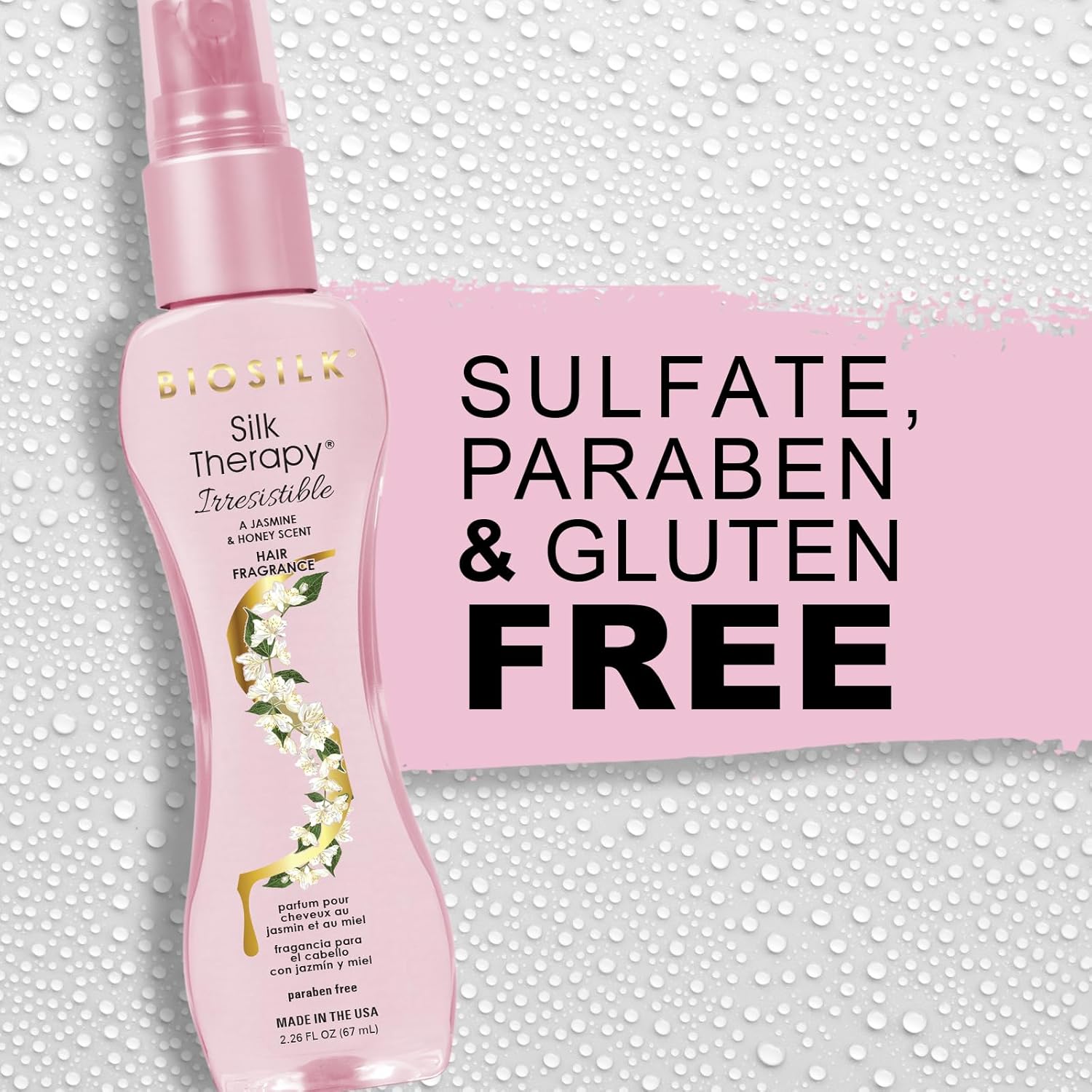 Biosilk - Silk Therapy Irresistible - parfum cheveux - soin soyeux