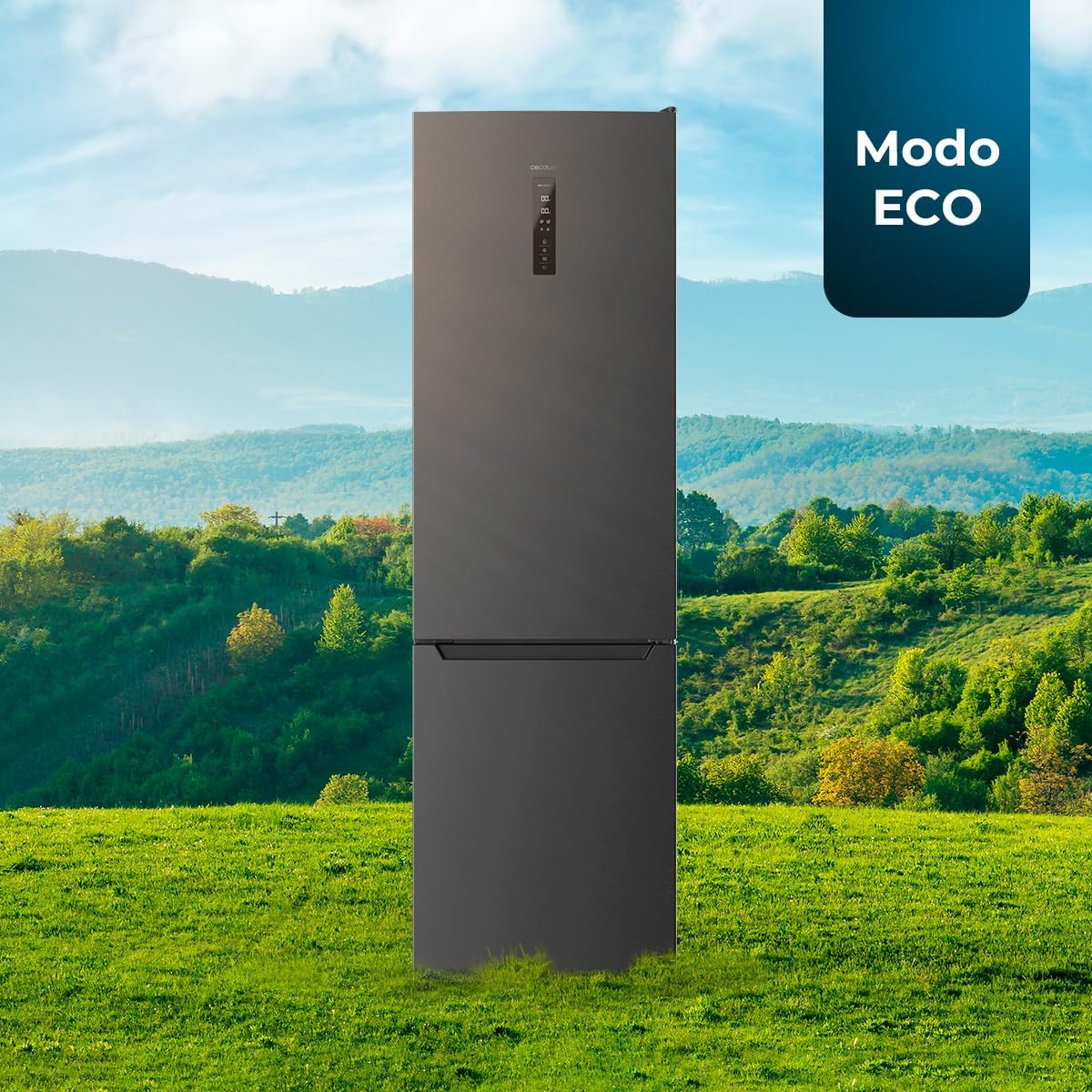 Cecotec - Bolero CoolMarket Combi - 200x60cm - 356L, No Frost, Multi Air Flow, basse conso