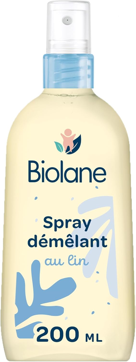 Biolane - spray démêlant bébé 200ml - sans rinçage - 98% naturel
