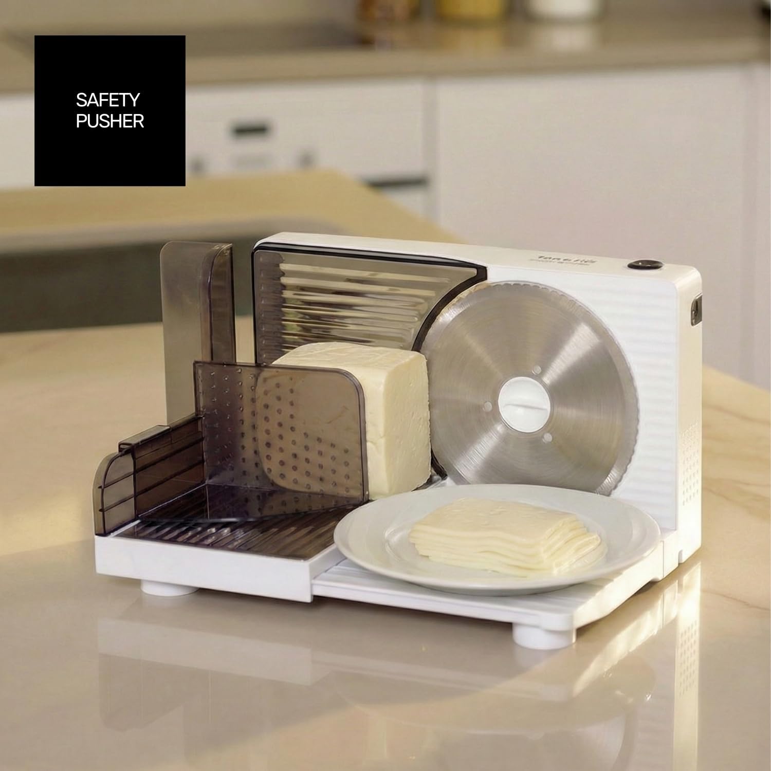 Taurus - Cutmaster Compact - 17 cm - trancheuse électrique 100W, découpe 1-15 mm, table pliable, sécurité