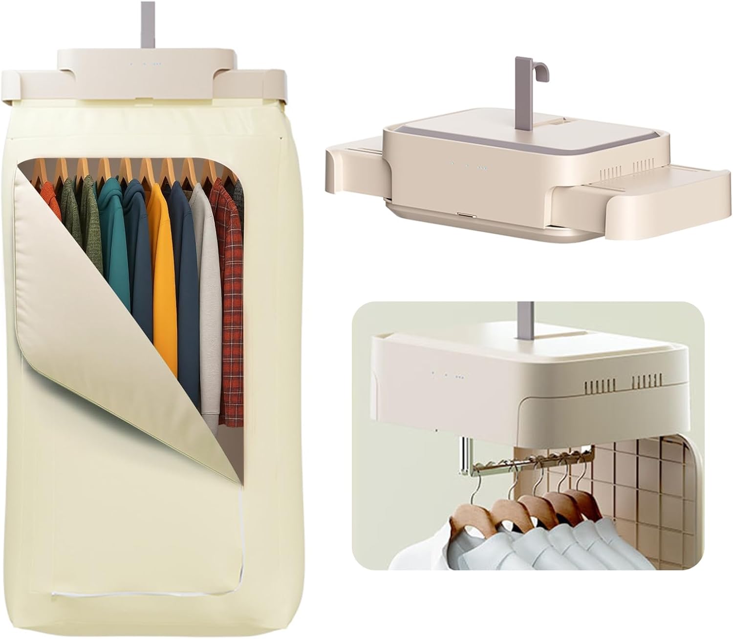 Mini sèche-linge portable extensible, UV, minuterie, compact, voyages