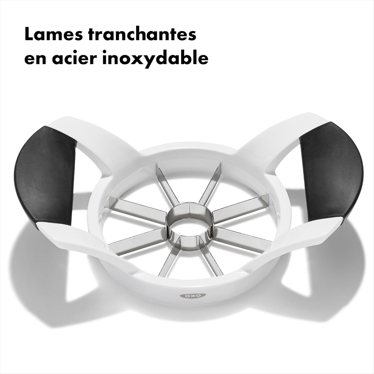 OXO - Good Grips coupe-pommes inox - trancheuse manuelle, noir/blanc