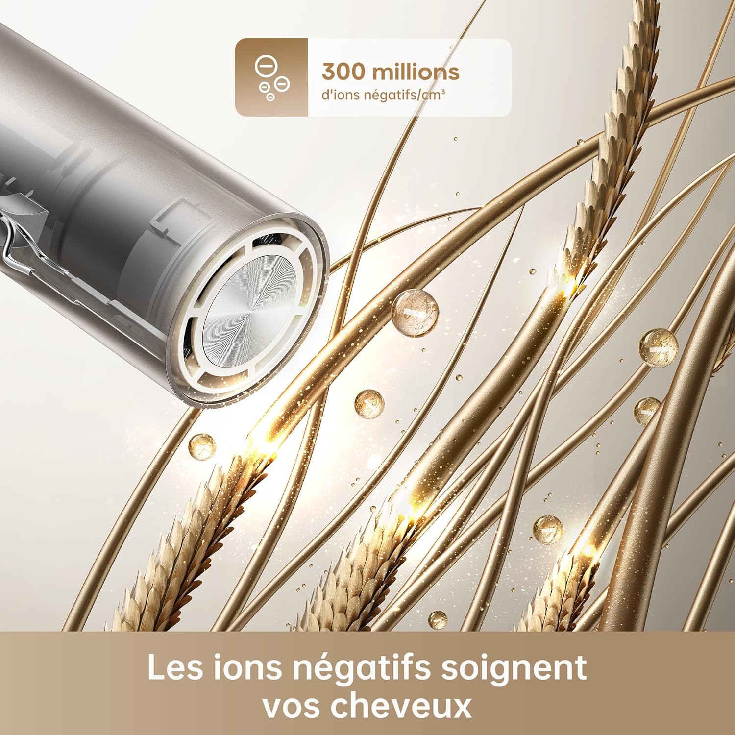 Dreame - Pocket Neo - 300g, moteur 110000 tr/min, ions négatifs, séchage rapide