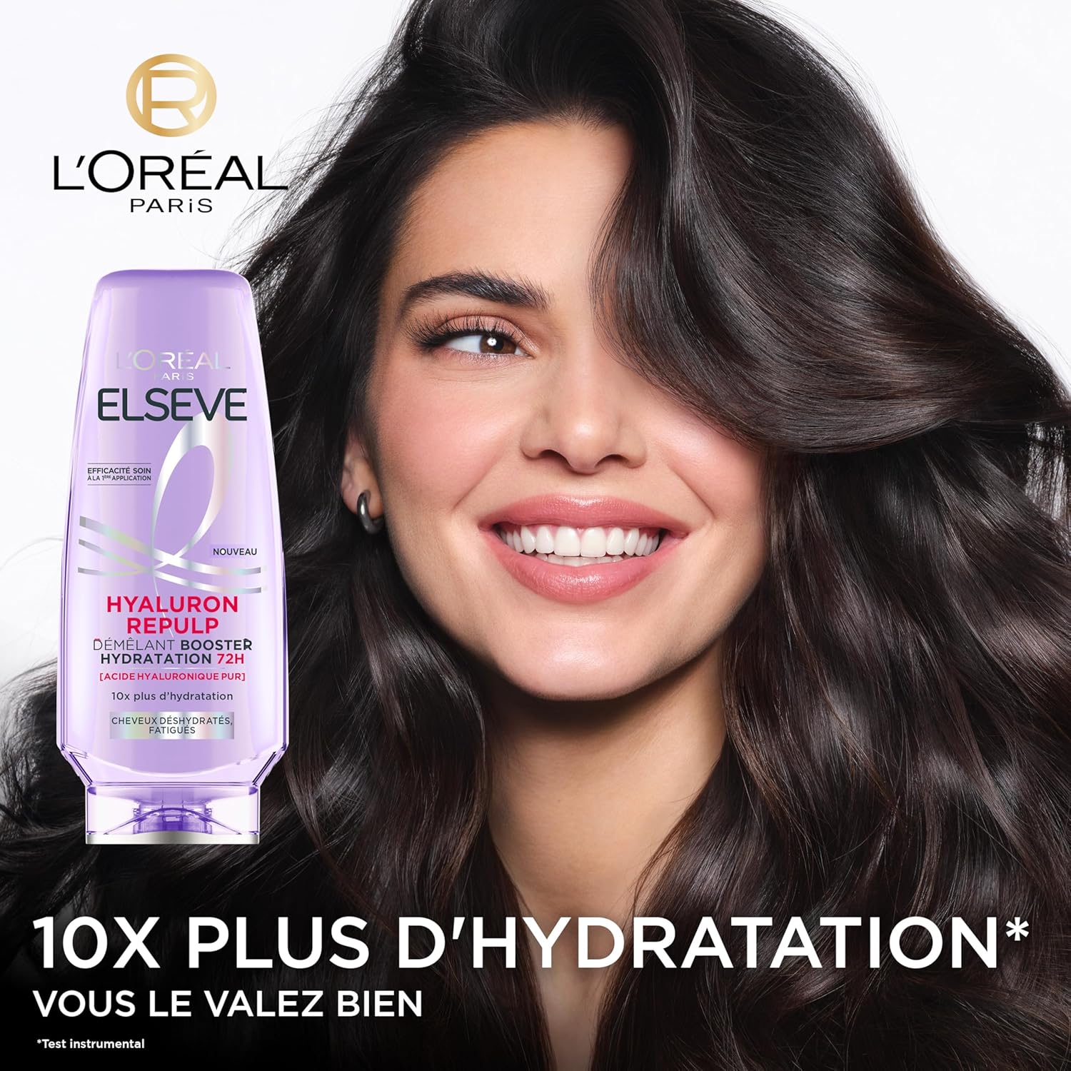 L'Oréal Paris - Elseve Hyaluron Repulp - 250ml - Démêlant hydratant 72h pour cheveux fatigués
