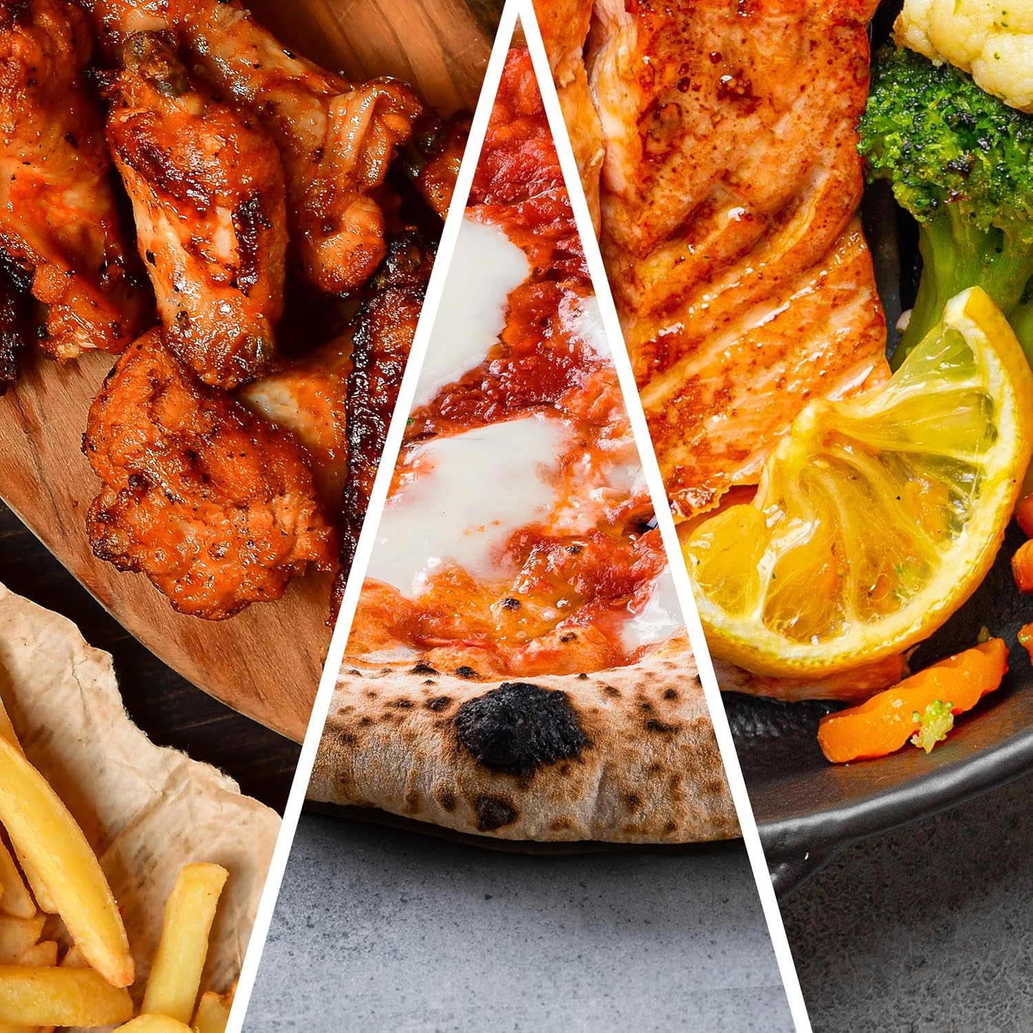 Cecotec - Four encastrable Bolero Hexa, 60 cm, 81L, Airfryer, 11 fonctions, AF316000