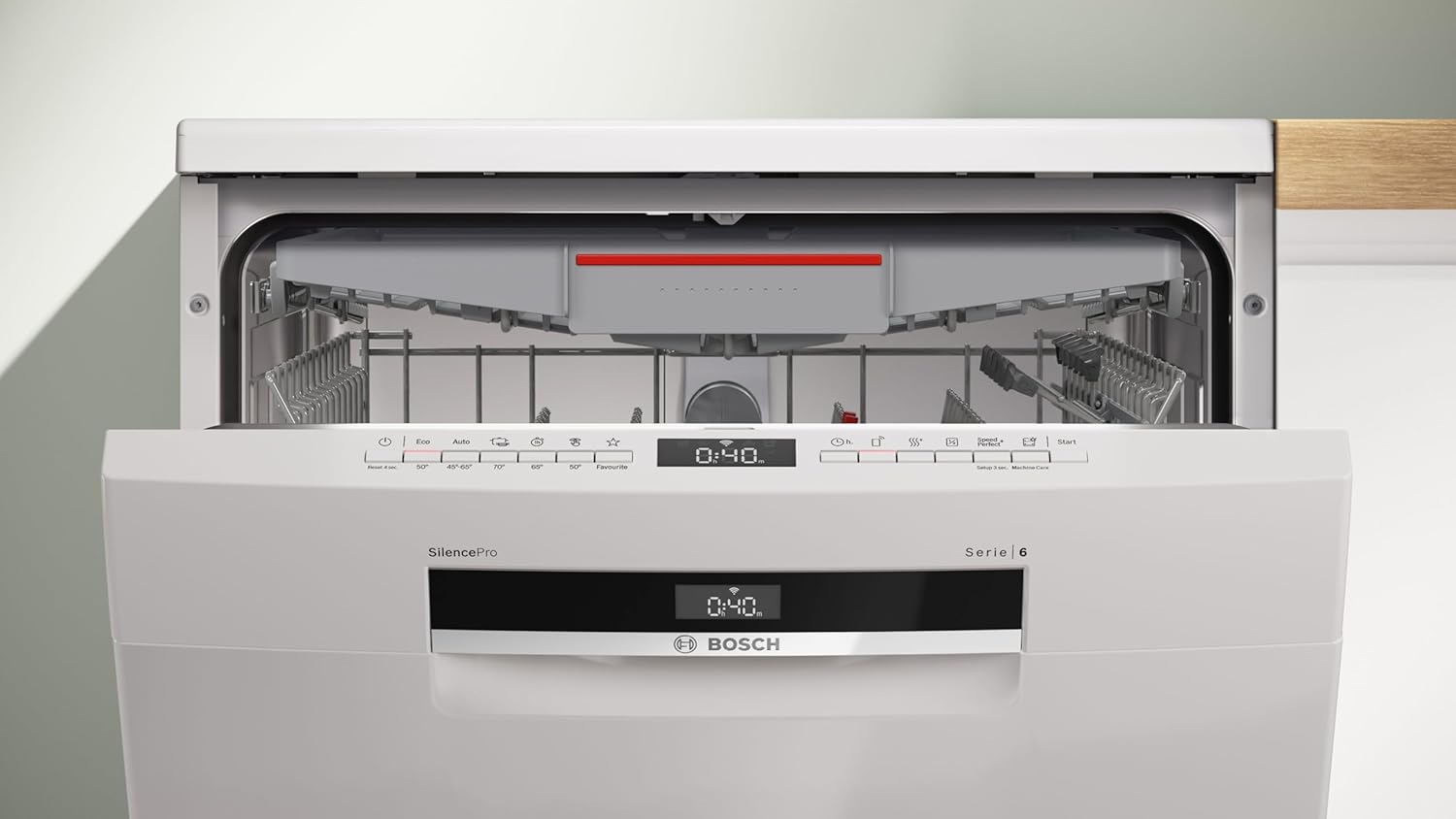 Bosch - lave-vaisselle Série 6, 60cm, pose libre, blanc - SMS6ZCW12F