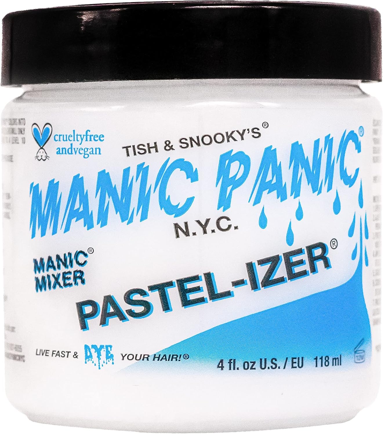 Manic Panic - Crème pastelissante - 118ml - vegan, sans cruauté, couleur capillaire semi-permanente