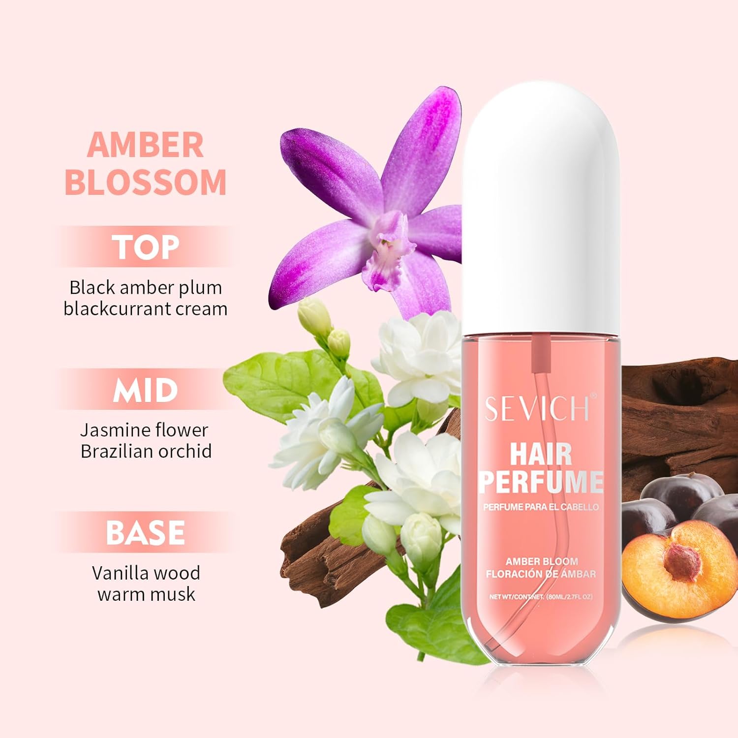 Sevich - Parfum cheveux floral chaud 85ml - longue tenue