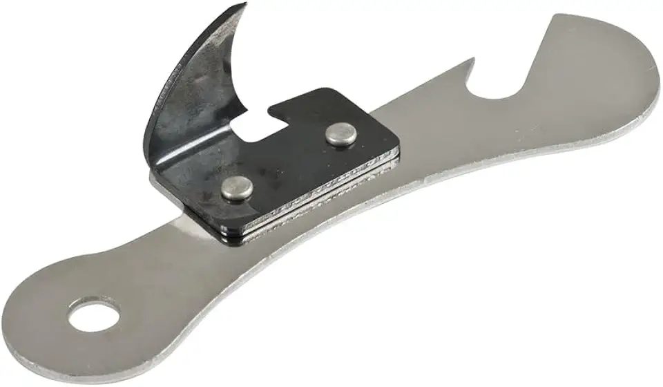 Ouvre-bouteille et ouvre-boîte manuel - acier inoxydable - polyvalent - 4025