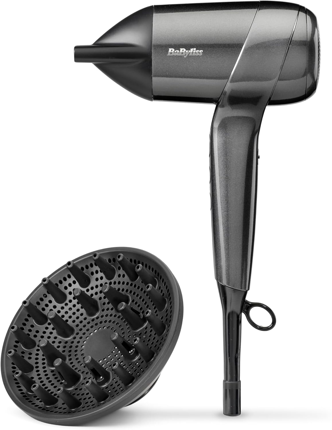 BaByliss - Titanium Shine - compact, ionique, 3 vitesses, anti-frisottis - D6200DE