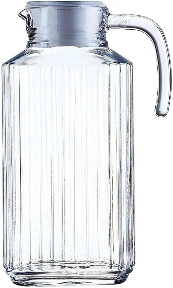 Luminarc - Quadro - pichet 1,7L - couvercle blanc, réfrigérateur