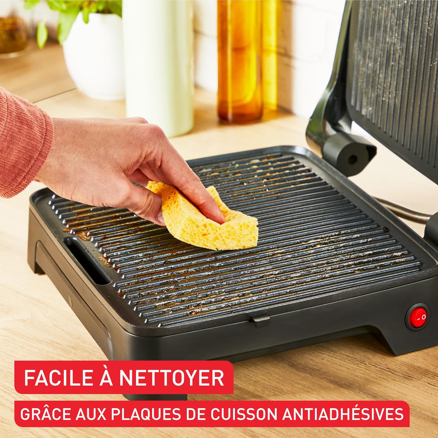 Tefal - Inicio - grande plaque, 2000W, chauffe rapide, antiadhésif GC271810