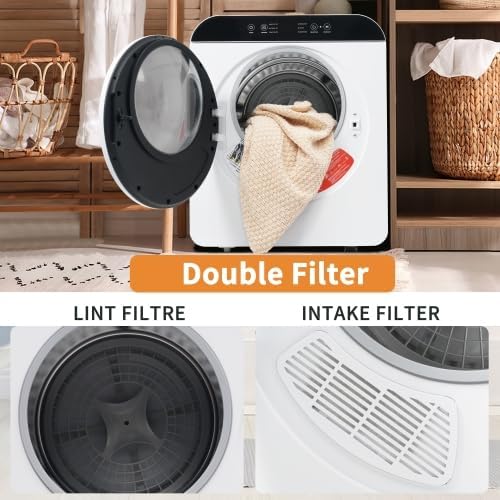 Sèche-linge à évacuation - 3-4,5kg, 6 programmes, mural, sécurité enfant, minuterie 180min