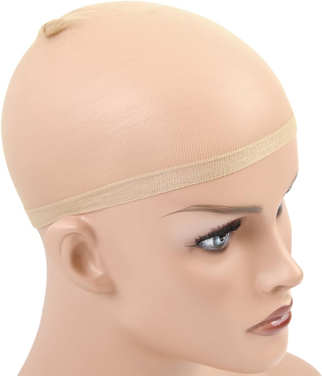 YANTAISIYU - lot de 6 bonnets perruque nylon HD, ultra-fins et respirants
