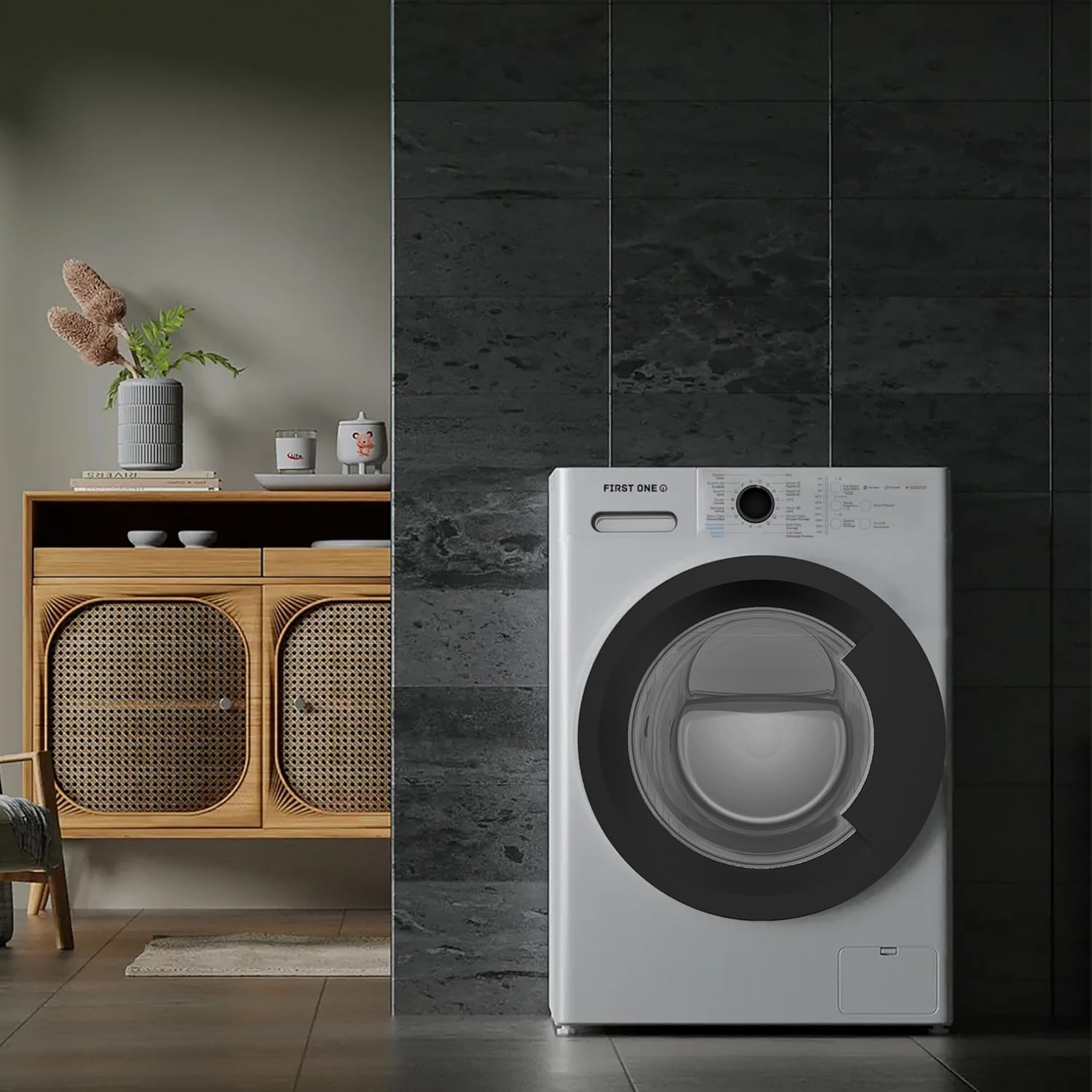 First One - lave-linge frontal 7kg 1200tr/min, 16 programmes, classe A-10% - FLL71200WH