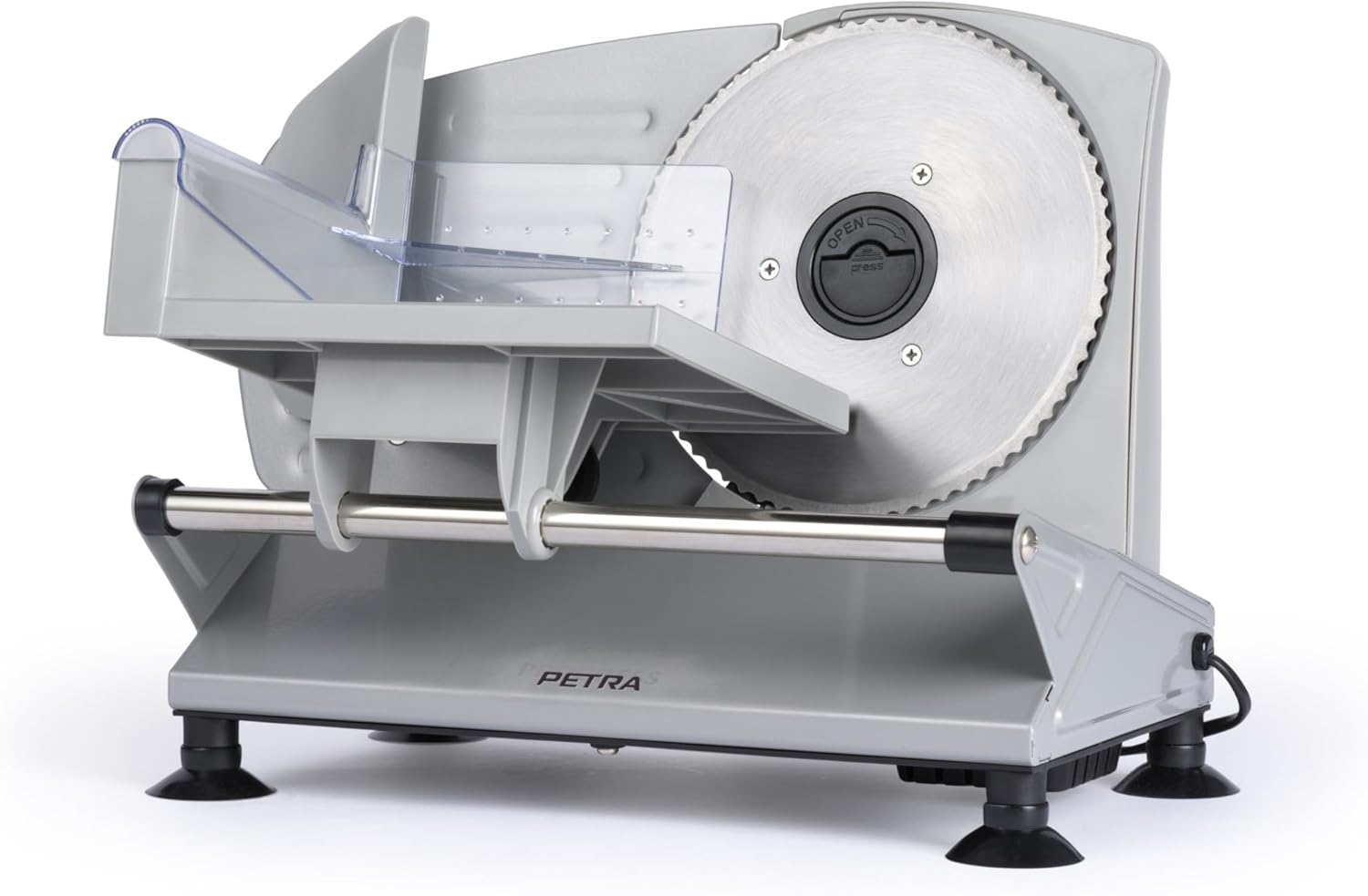 Petra - trancheuse électrique - 170mm, 1-15mm réglable, 3 lames inox