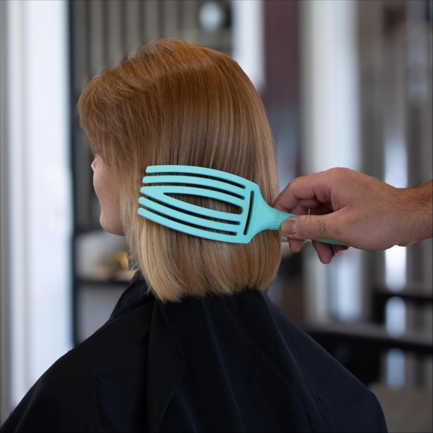 Olivia Garden - Fingerbrush Care Iconic - brosse démêlante, poils sanglier et nylon, brillance et douceur