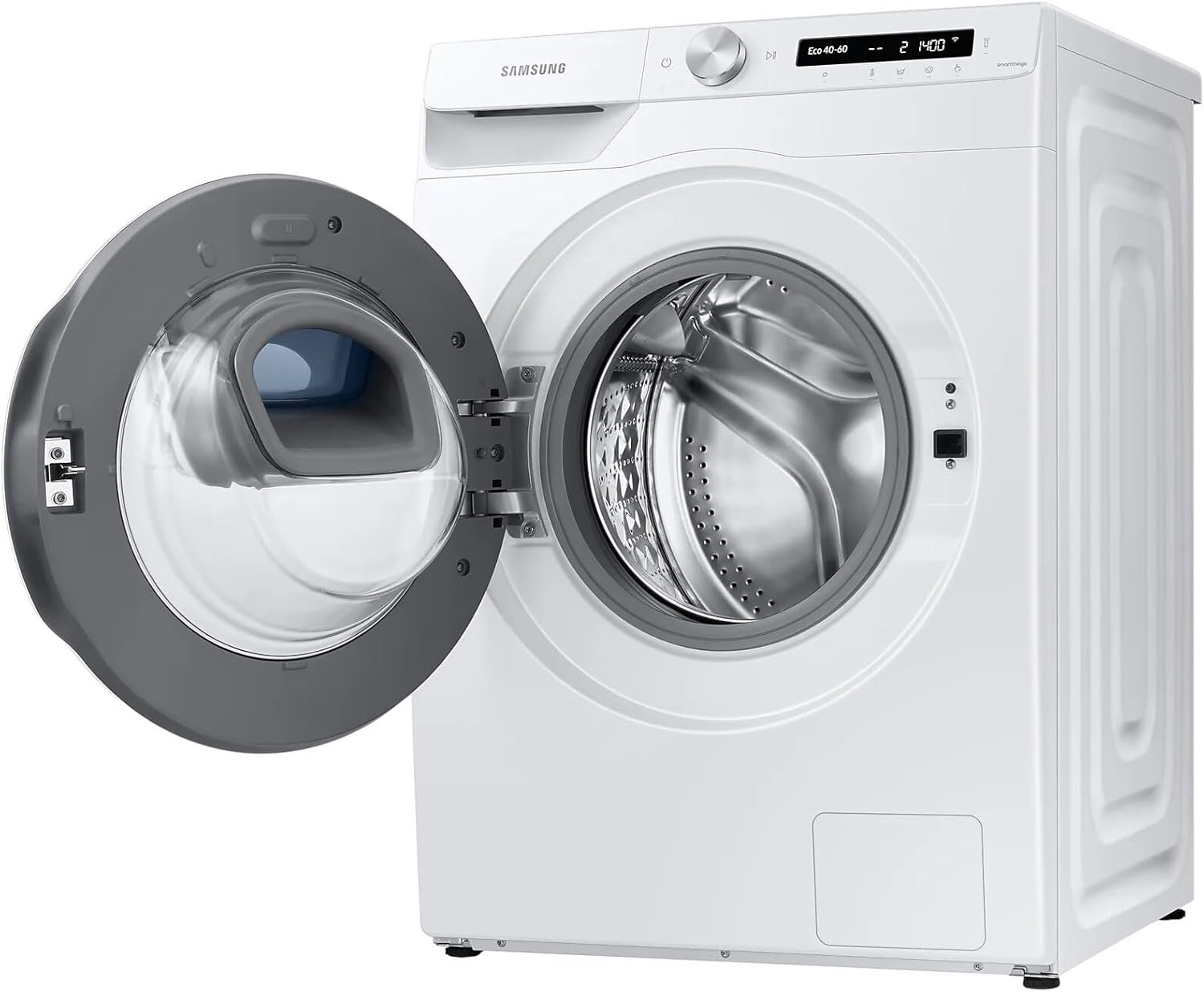 Samsung - Lave-linge Série 5, 9 kg, EcoBubble, AI, classe A - WW90T554DTW/S3