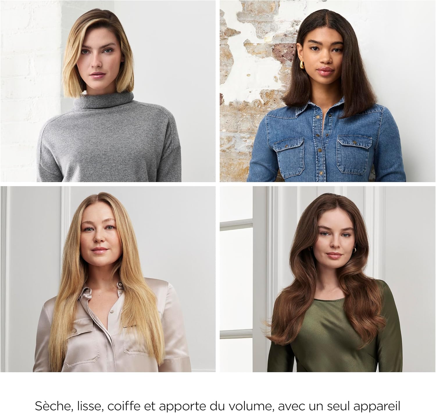 BaByliss - Air Wand - séchage, lissage, anti-frisottis, 3 accessoires, AS6553E