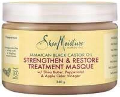 Shea Moisture - masque fortifiant Jamaïcaine - 355ml - réparateur cheveux abîmés