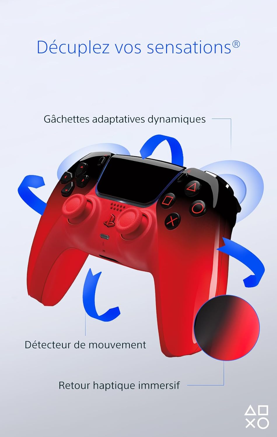 Sony - Manette DualSense HYPERPOP - Sans fil, haptique, PS5/PC