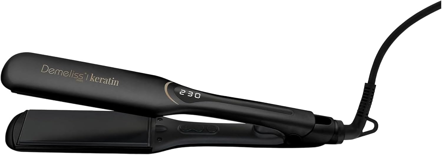 Demeliss - Black Ceramic XL - plaques larges - 14 températures, céramique, écran digital