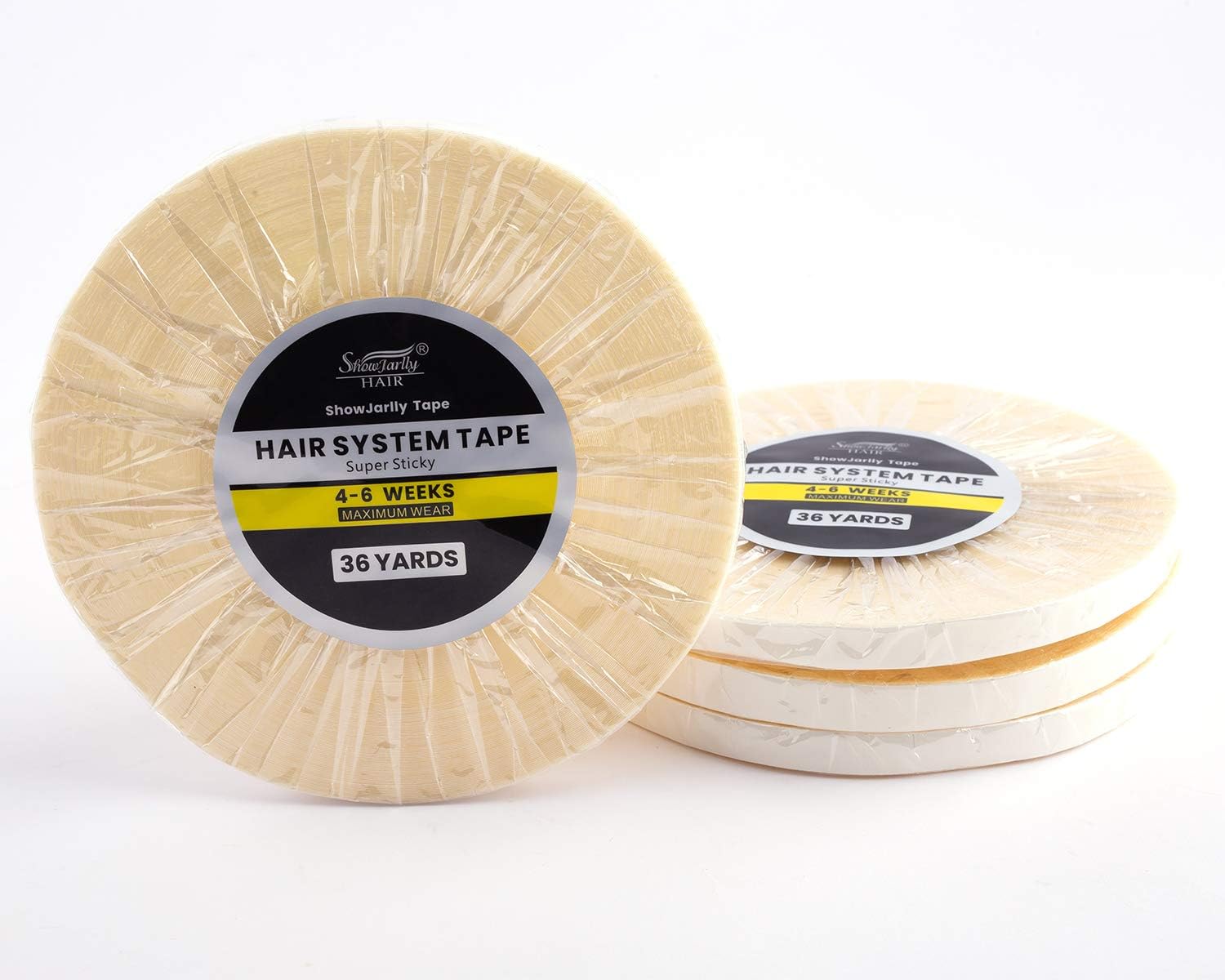 ShowJarlly - rouleau ruban adhésif lace extra fort - 0.8cm x 36Yards