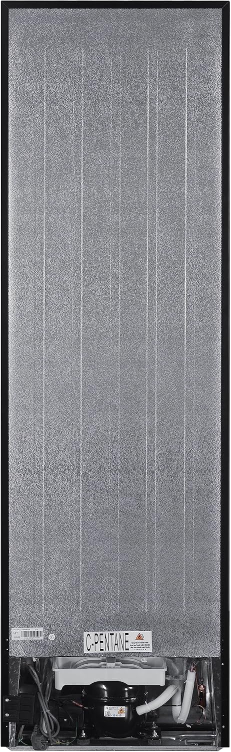 GEDTECH - réfrigérateur combiné 262L, congélateur bas, classe E, GCB262BL