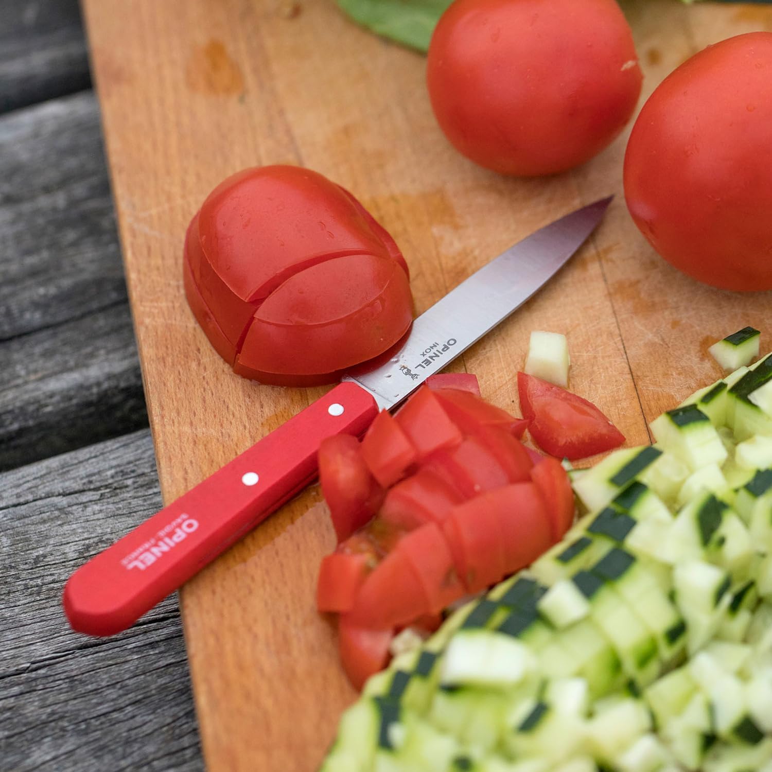 Opinel - Coffret 4 couteaux d’office N°112 - lame inox 10 cm - fabrication française