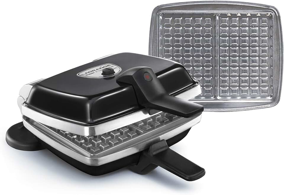 LAGRANGE - Super2 Traditionnel - gaufrier réversible, plaques amovibles, 1000W - 039121