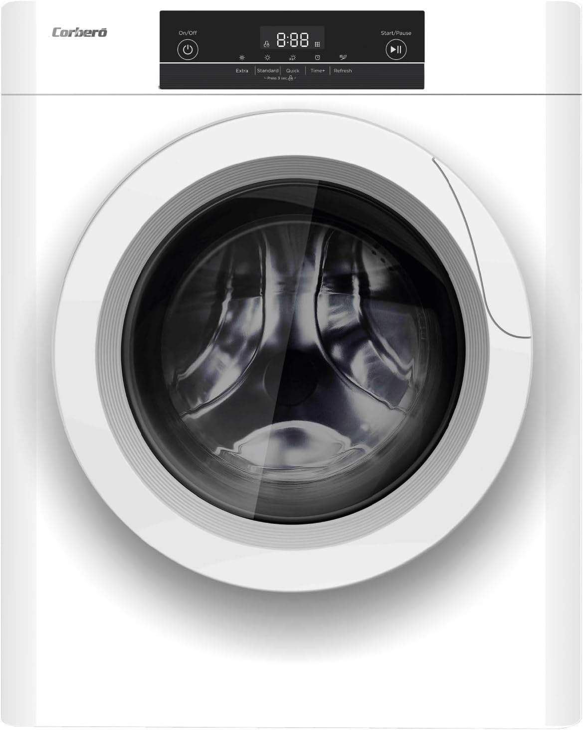 Corberó - sèche-linge frontal 3kg, LED, 5 programmes, blanc, CSM320W