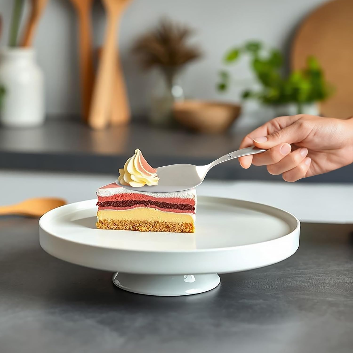 Lou Laguiole - Jet - Pelle à tarte inox 255mm, finition miroir