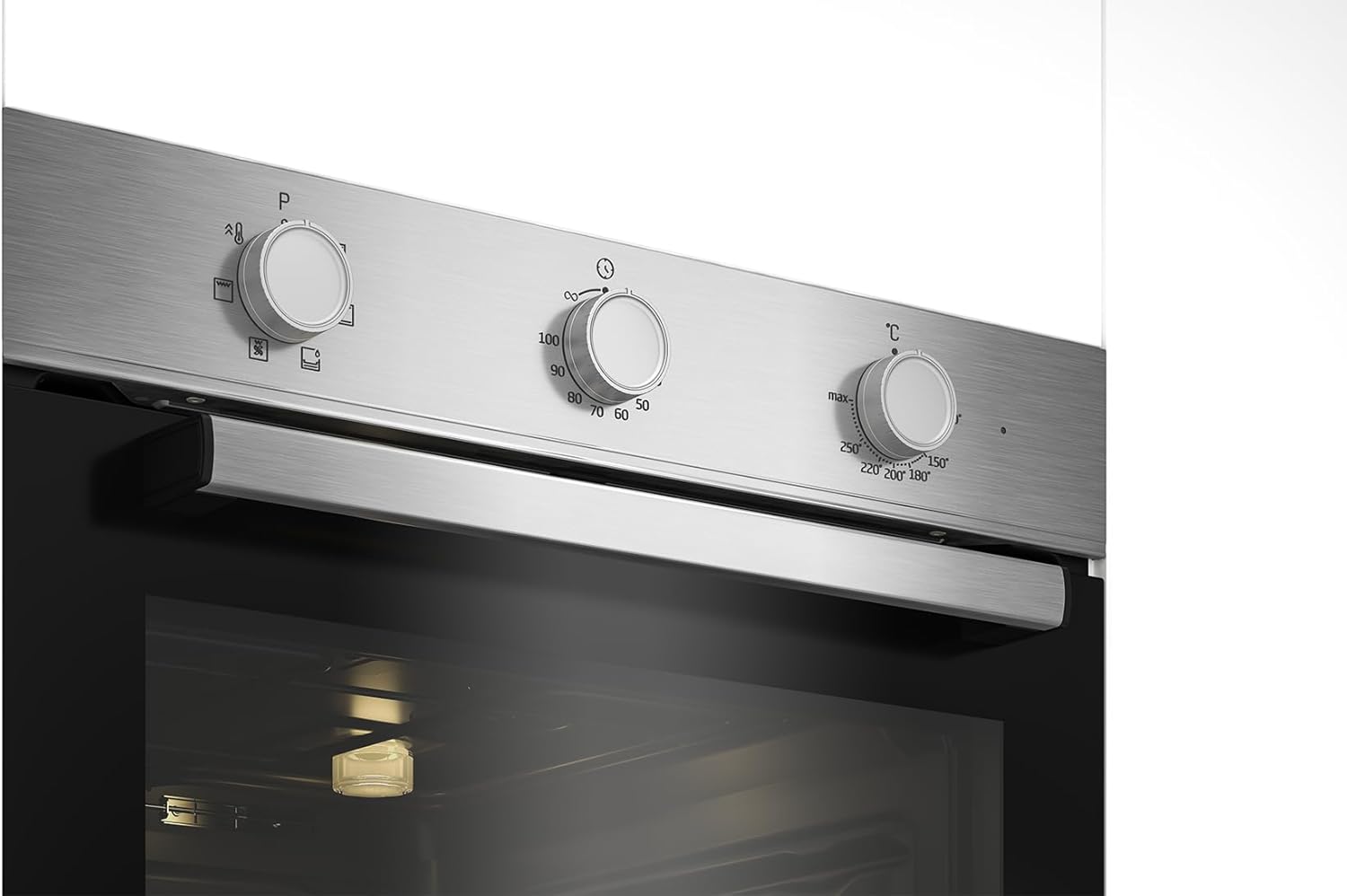 Beko - Four multifonction Inox, 60cm, chaleur tournante - BBIE12100XD