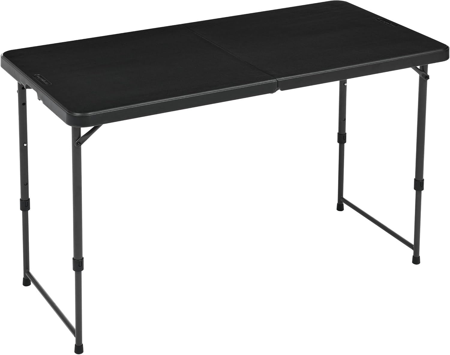 maxxidealz Basics - Table Pliante, 121,4x60,7x86,1 cm, 4 hauteurs, portable